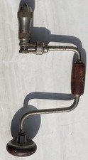 Vtg Sears Dunlap Hand Drill 10 Inch Racheting...