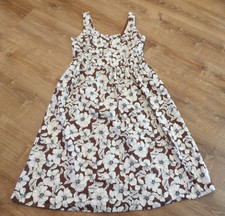 Joie Women's Size 14 Retro Look Cotton Sleeveless Fit & Flair Summer Dress