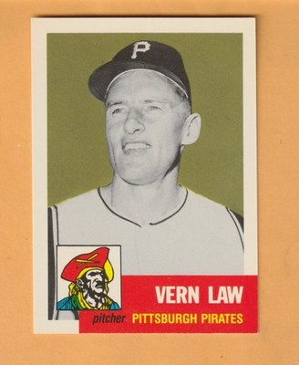 Vern Law Pittsburgh Pirates 1991 Topps Archives '53 #324 Meridian Idaho