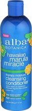 Alba Botanica Hawaiian Marula Miracle Cleansing Conditioner Moisture 12 oz