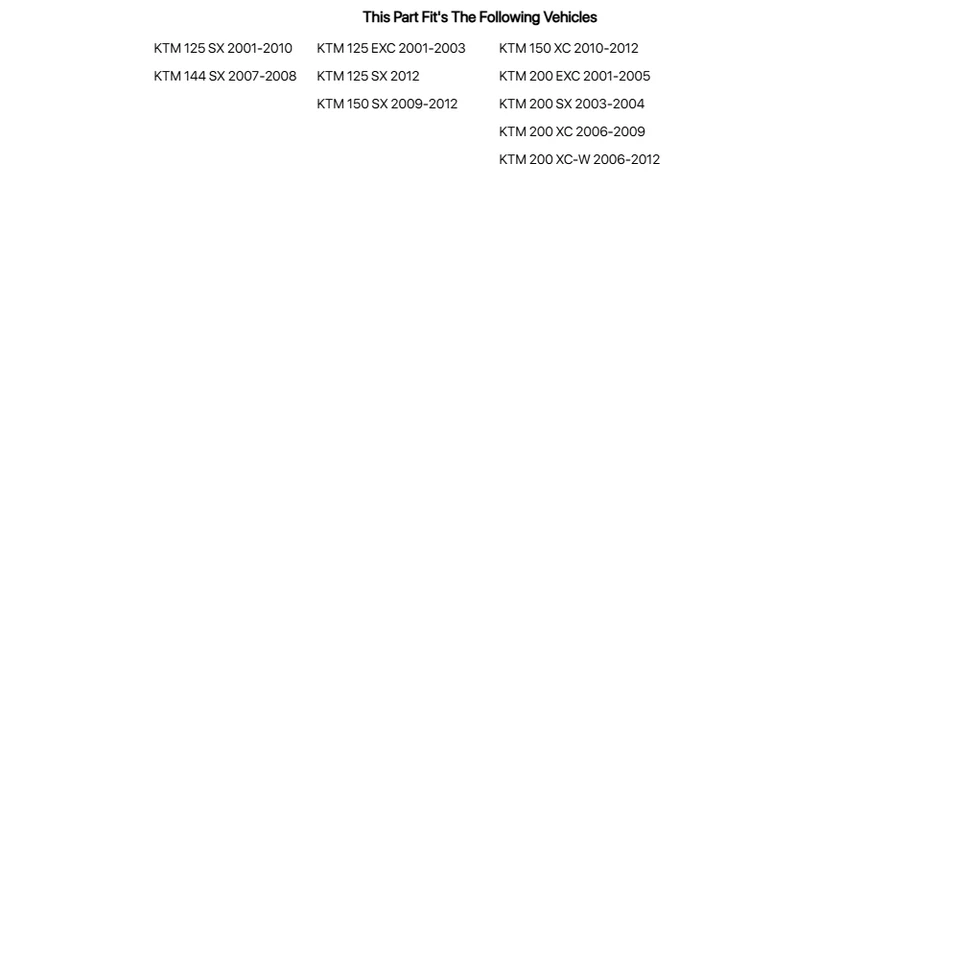 Junta de cubierta de encendido Pro X para KTM 200 XC-W 2006-2012 Foto 2 de 2