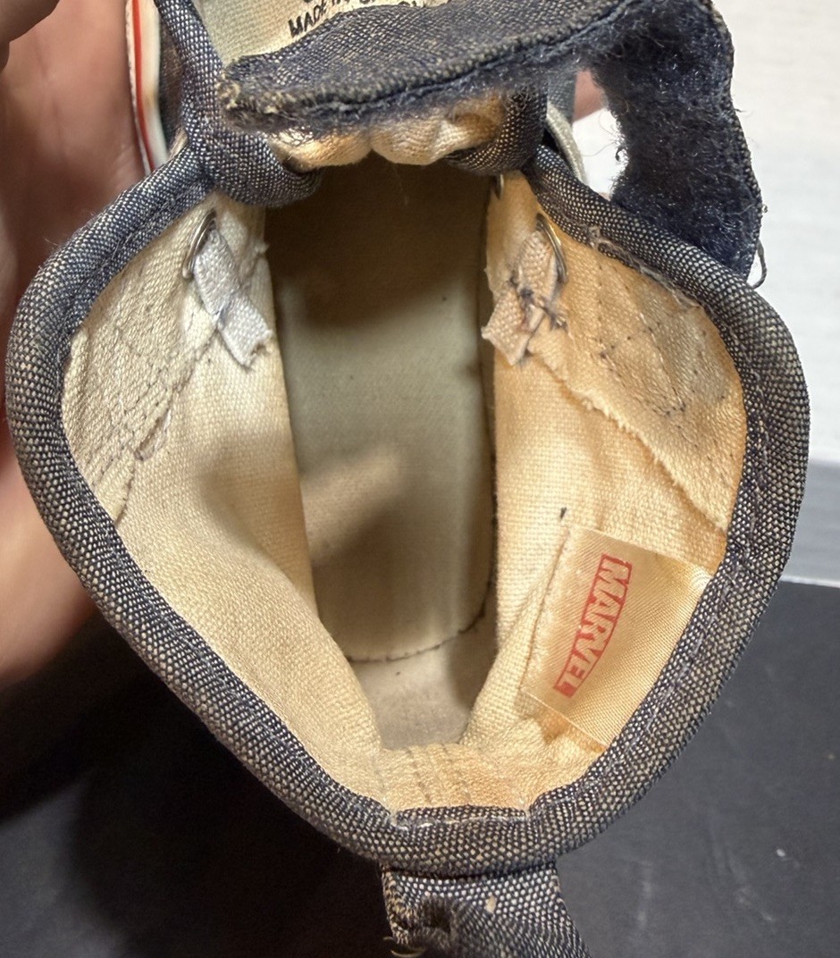 Spiderman Marvel H&M High Top Shoes Size 8c Toddlers Crib thumbnail 10