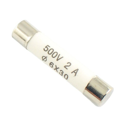 #ad 5Pcs Ceramic Fuse High Pressure RO58 BS1362 6x30mm Quick Blow 500V 2A C $1.69