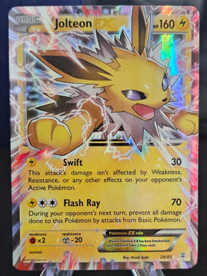 Jolteon Blitza EX / 28/83 / Generations / EXC / Englisch