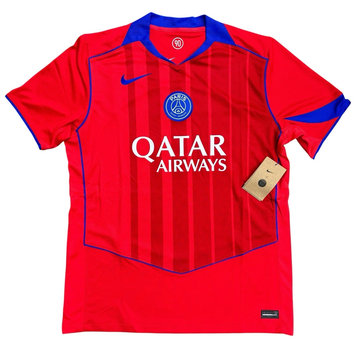 Paris Saint-Germain 红色国际俱乐部足球球迷球衣| eBay