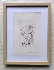 incisione post Gino Severini Maestri del 900 italiano