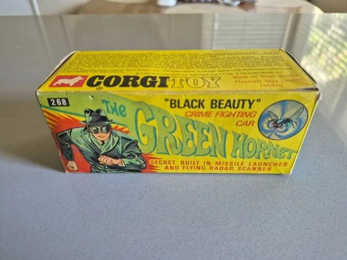 Corgi Toys # 268 Green Hornet "Black Beauty" Original Empty Box.