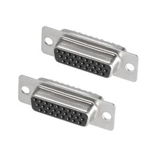 D-sub Connector, DB26 Female Socket 26-pin 3-row Port Terminal Breakout 2X