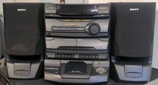 Retro working Sony LBT-XB20 Compact Hi-Fi Stereo System Cd, Cassette x2 speakers