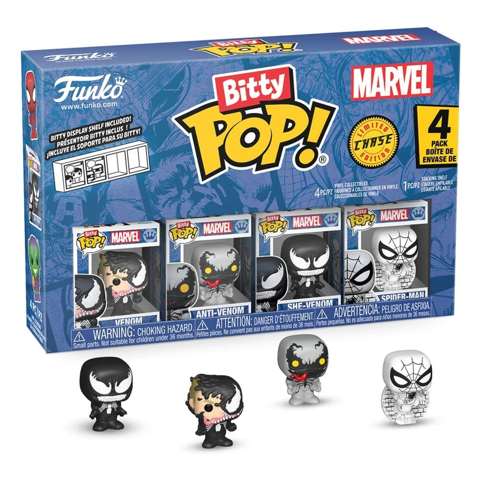 Gadget - Marvel Funko Bitty Pop - Spider-Man - Venom 4Pk -F- Funko