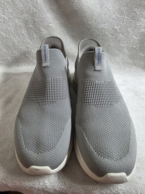Mens Gray Skechers Ultra Flex Step In Shoes Size 8.5