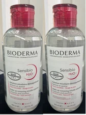 2x Bioderma Sensibio H2O Micellar Water Makeup Remover 28.7 Fl Oz-dented bottles