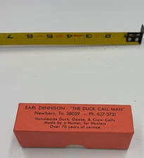 Vintage EARL DENNISON CALL  Box