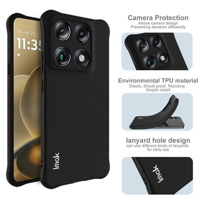 IMAK Matte Airbag Shockproof Soft TPU Back Case For Motorola Edge 70 Ultra 5G
