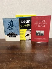 3 Business Leadership & Management Books Lean Six Sigma Dreher, Lencioni