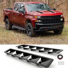 Glossy Black Car Hoods Vents Bonnet Cover Hood Scoop For Chevrolet Silverado