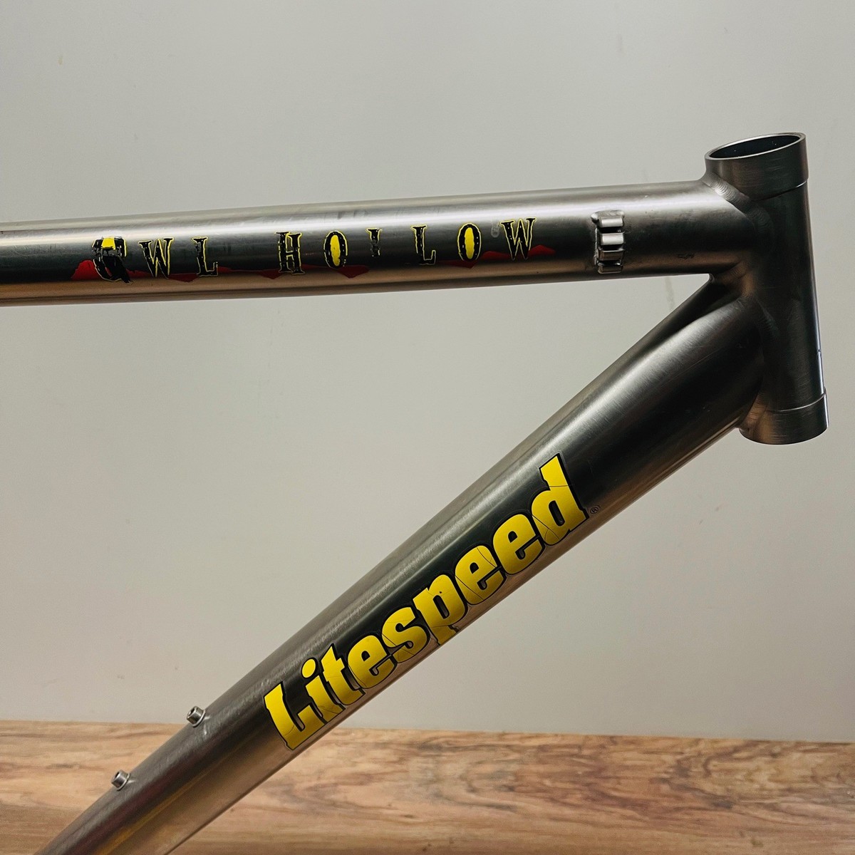 Litespeed Owl Hollow Hardtail Titanium MTB Frame 26 Rim Brake Made