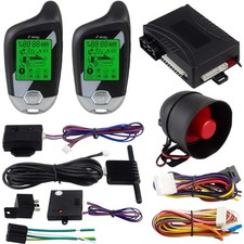 Ec202 2 Way Car Alarm System With Lcd Pager Display Remote Engine Start Mic... Ec202 2 Way Car Alarm System With Lcd Pager Display Remote Engine Start Mic...
