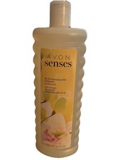 Avon Senses Bubble Bath Lily and Honeysuckle Blossom 24 Fl. Oz