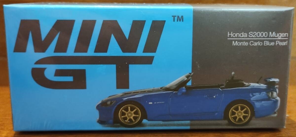 ミニカー MINI GT Honda S2000 Mugen Monte Carlo MINI GT HONDA S2000 AP2 MUGEN 1/64 DIECAST MONTE CARLO BLUE PEARL