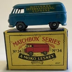 Vintage Matchbox Moko Lesney #34 Volkswagen Van w/Original Box
