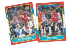 1986-87 Fleer Houston Rockets - Robert Reid, Ralph Sampson