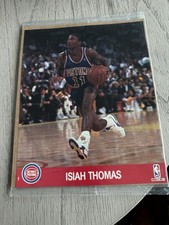 1990 NBA HOOPS BASKETBALL ACTION PHOTOS 8X10 Isiah Thomas Detroit Pistons Sealed