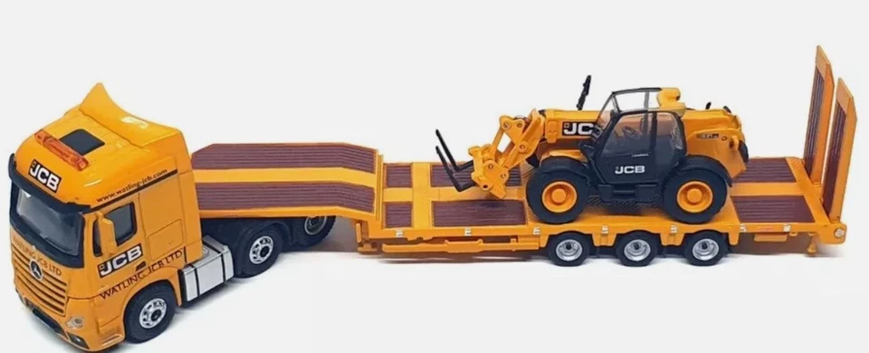 OXFORD DIECAST, MERCEDES-BENZ Actros 6x2 con porta-attrezzi a 3 assi e sollev... - Immagine 4 di 4