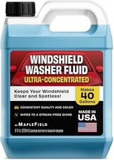 Windshield Washer Fluid Concentrate - All-Season, Streak-Free Car Window Cleaner