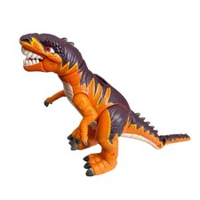2004 Mattel Imaginext Dinosaurs Slasher the Allosaurus Fisher-Price Orange Brown