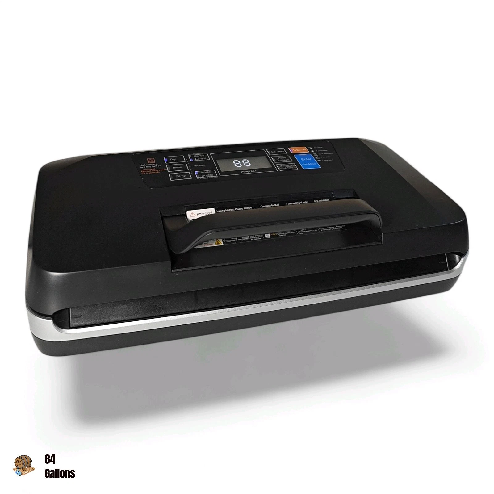 Vacuum Sealer Machine 95KPa with Double 12mm Heat Seal + Roll & 10pcs Bags SV628