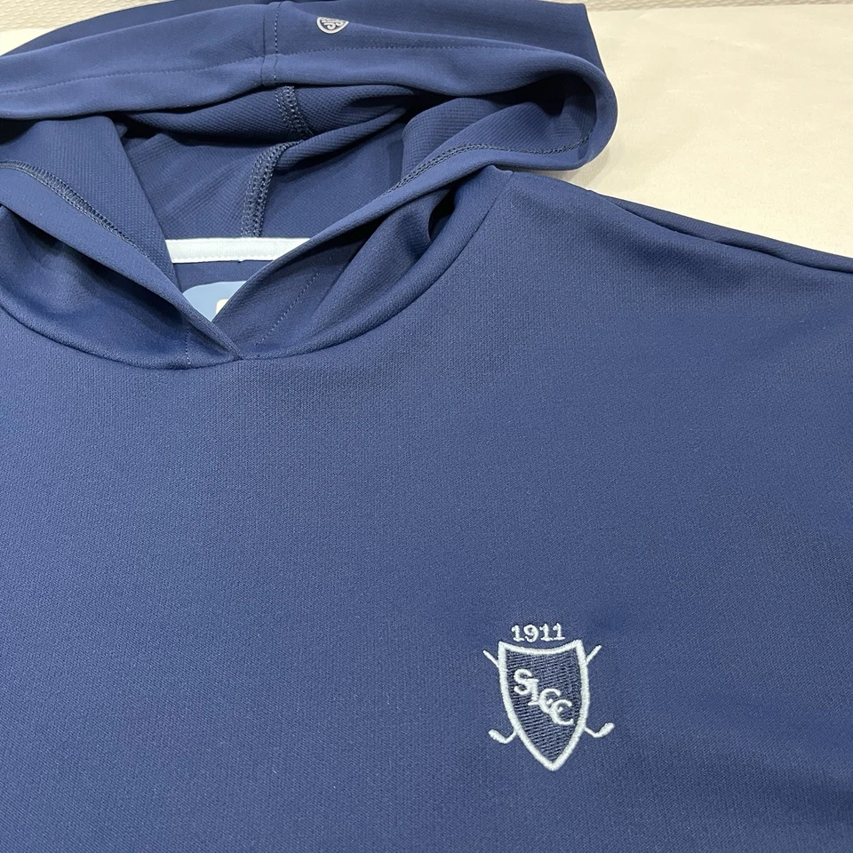 FootJoy 男式 XL 码节奏系列轻便性能高尔夫太阳帽衫 — 第 3/4 张图片