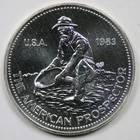 1983 Engelhard American Prospector 1 oz .999 Fine Silver Round