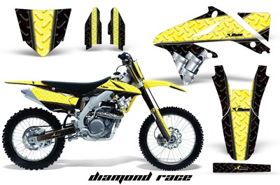 Dirt Bike Decal Graphics Kit + # Plates Wrap For Suzuki RMZ450 2008-2017 DR Y K