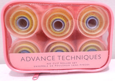 Avon ADVANCE TECNIQUES No Clip Hair Roller Set - 24 Mesh No Heat Rollers 4 Sizes