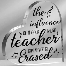 Maitys Music Teacher Appreciation Gifts for Women Acrylic Gifts Thank You Gif...