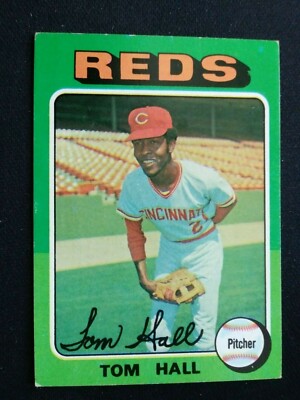 Tom Hall Reds 1975 Topps Baseball Card # 108 Tom Hall - Cincinnati Reds SP | eBay