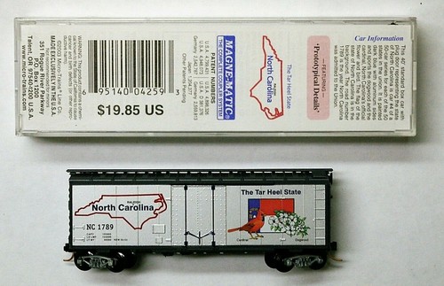 MTL Micro-Trains 21350 Carolina del Norte NC 1789 "The Tar Heel State" | Zustand: New