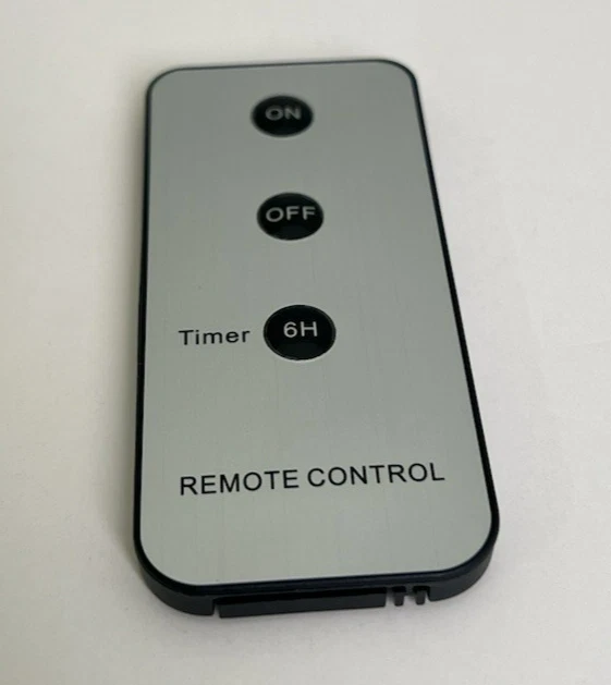 Vela de vidrio transparente sin llama pilar de marfil de 3,5 pulgadas x 4 pulgadas - (remoto incluido) Foto 2 de 4