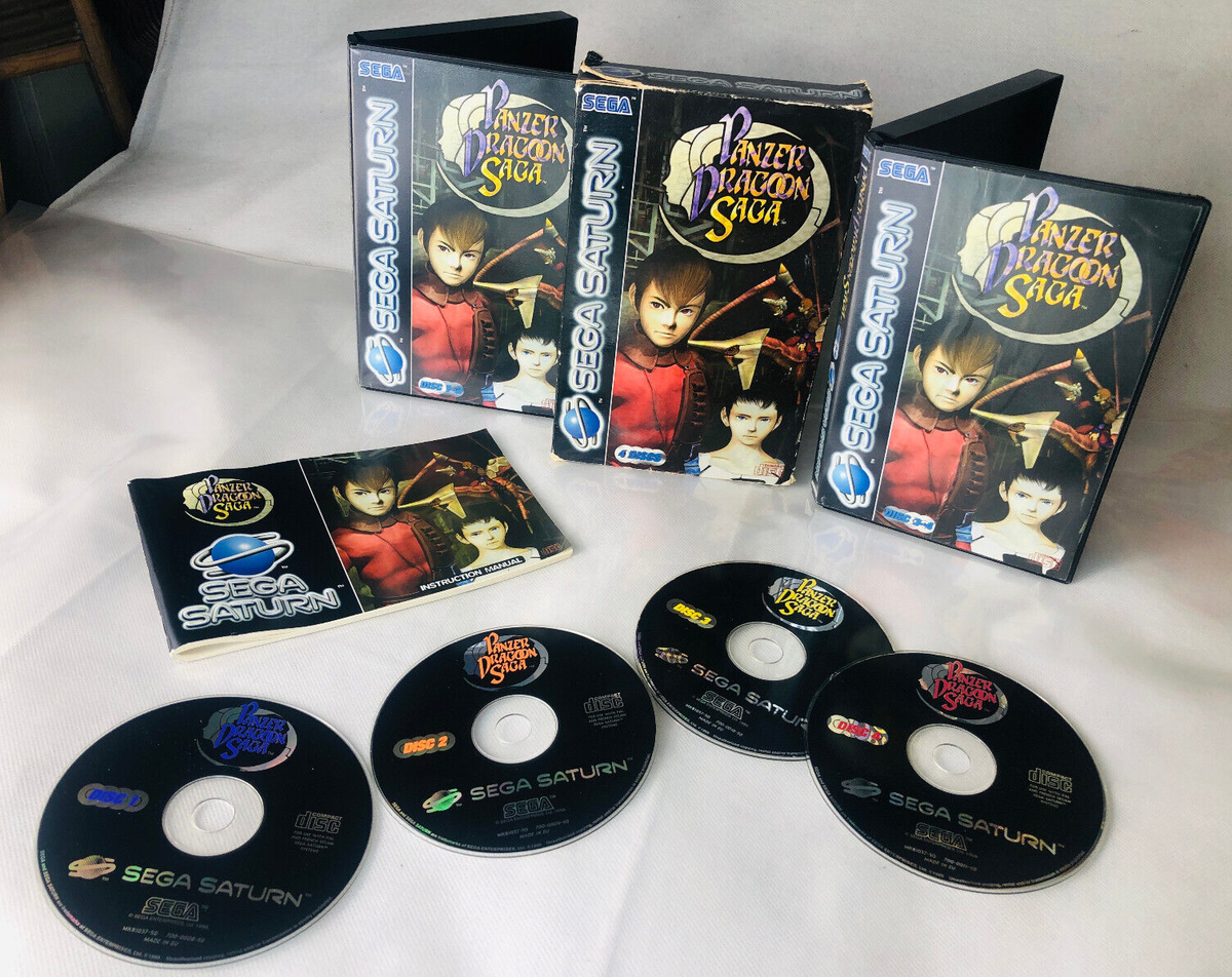 Panzer Dragoon Saga Saturn Complete Boxed Rare Video Game Vintage