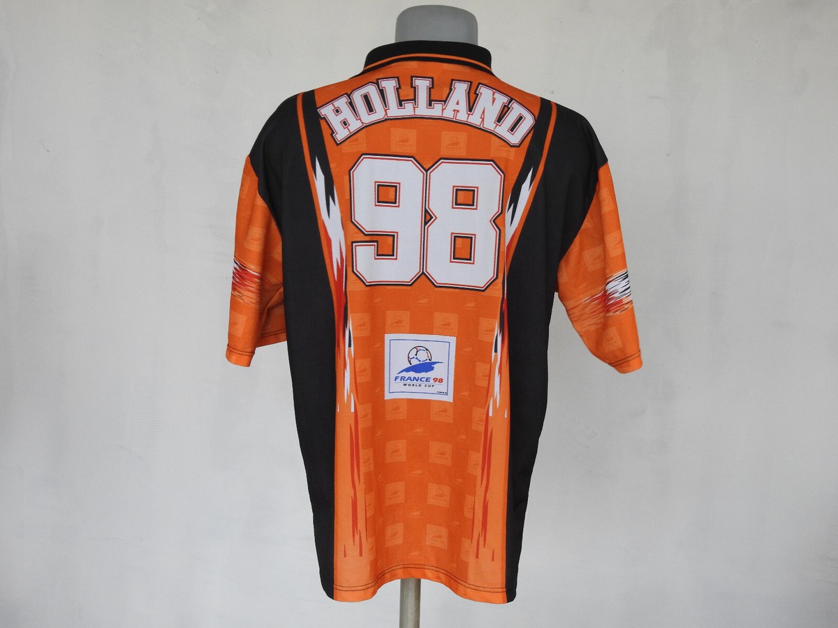 Netherlands World Cup 1998 FAN Jersey Orange Shirt Size XL Vintage