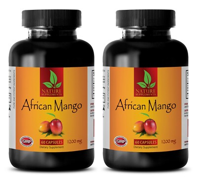 Acai Berry - AFRICAN MANGO LEAN 1200 - Fat Burner For Women 2 Bottles