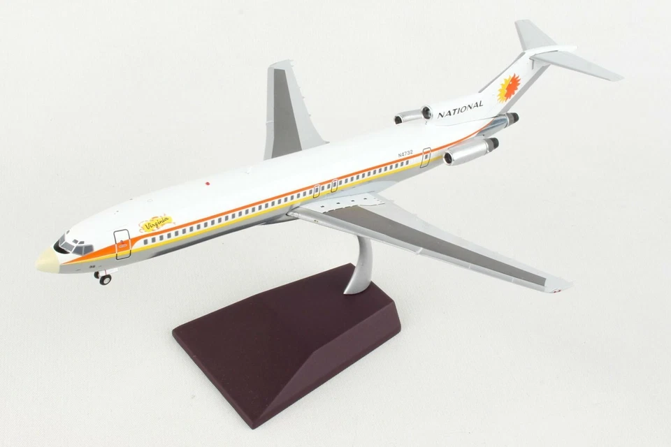 Gemini Jets G2NAL1060 National Airlines Boeing 727-200 N4732 Diecast Modelo 1/200 Foto 2 de 4