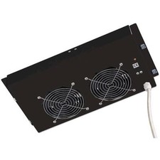 Intellinet Gruppo di 2 Ventole a Soffitto Senza Termostato per Rack 19'' Nero