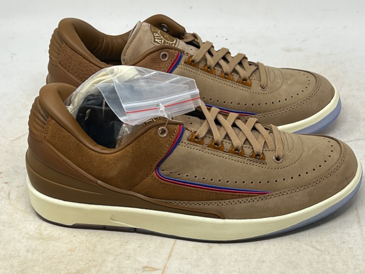 Size 8.5 - Jordan 2 Retro Low x Two 18 British Tan/Gym Red Size 8.5 - Jordan 2 Retro Low x Two 18 British Tan/Gym Red