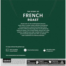 K-Cup Coffee Pods, Dark Roast Coffee, French Roast, 100 Arabica, 1 Box 32 P...