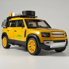 1:18 Land Rover Defender 110 Diecast Model Car Toy Collectible Sound Light Gift