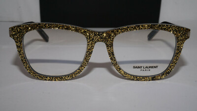 Saint Laurent Eyeglasses New Gold Speckle SL168 003 50 19  display picture 1