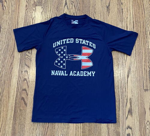 Academia Naval de los Unidos USNA US Navy Guardiamarinas Under Armour Camisa la bandera de UU. | eBay