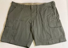 Red Head Mens Cargo Shorts 46 NEW Olive Green Chino Fulton Inseam 9" Cotton